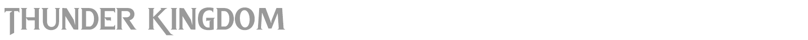 Thunder Kingdom font preview